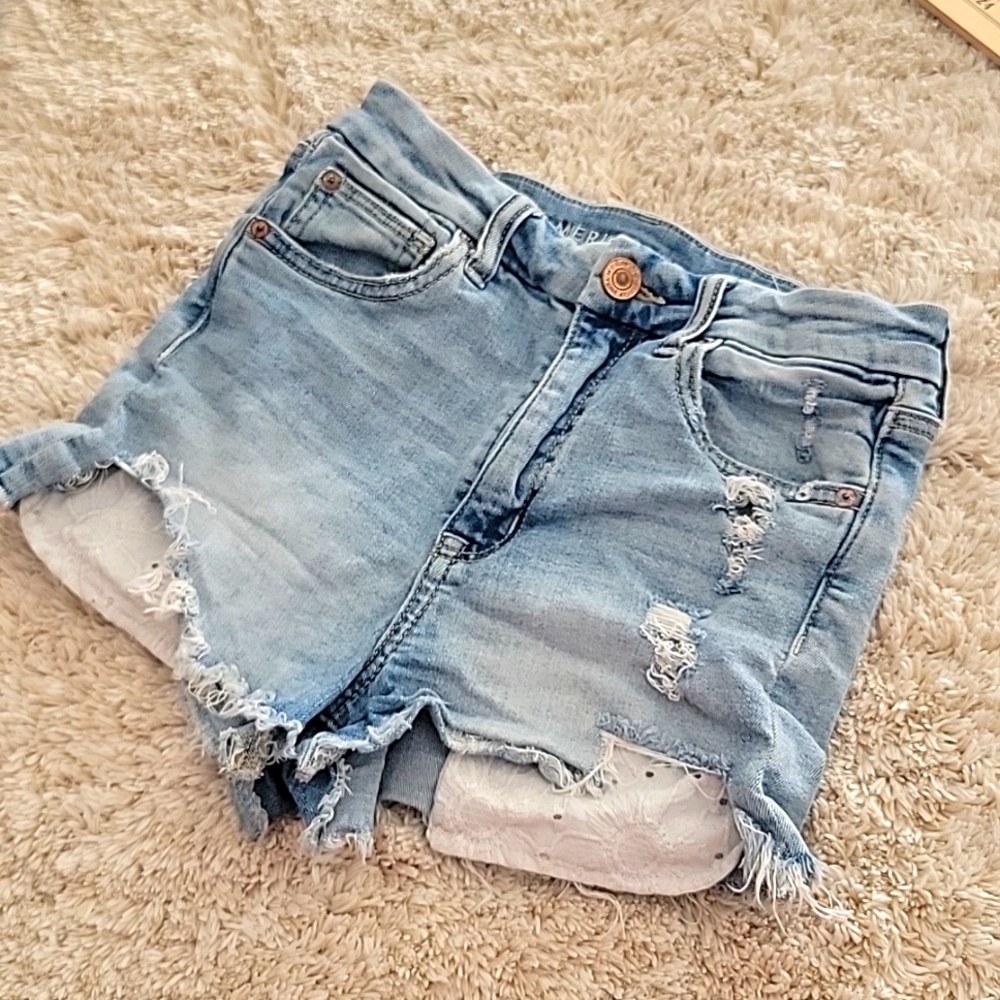 American Eagle sz0 Curvy Hi Rise Shortie  BinL